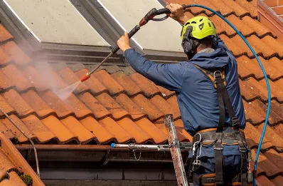 Démoussage et hydrofuge de toiture à Lavours